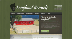 Desktop Screenshot of longhaulkennels.com