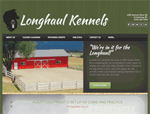 Tablet Screenshot of longhaulkennels.com